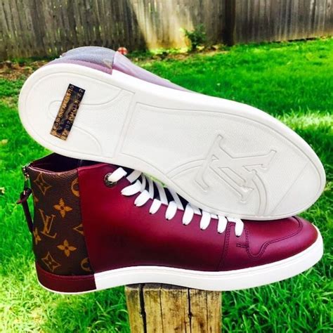 louis vuitton paris zip up shoes